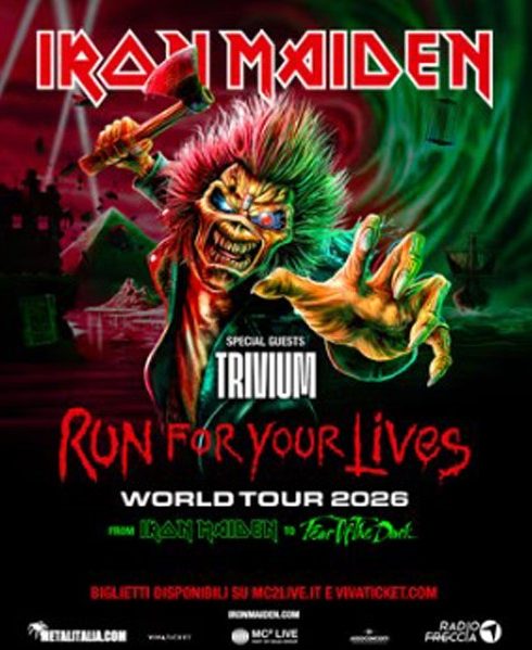 Iron Maiden - Run For Your Lives World Tour 2026